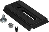 Manfrotto 501PL Rapid Connect Sliding Plate with 1/4 inch and 3/8 inch Camera Fixing Screws