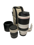 CANON EF 100-400MM f4.5-5.6L II USM w EXT 1.4x II, EF to RF Adapt