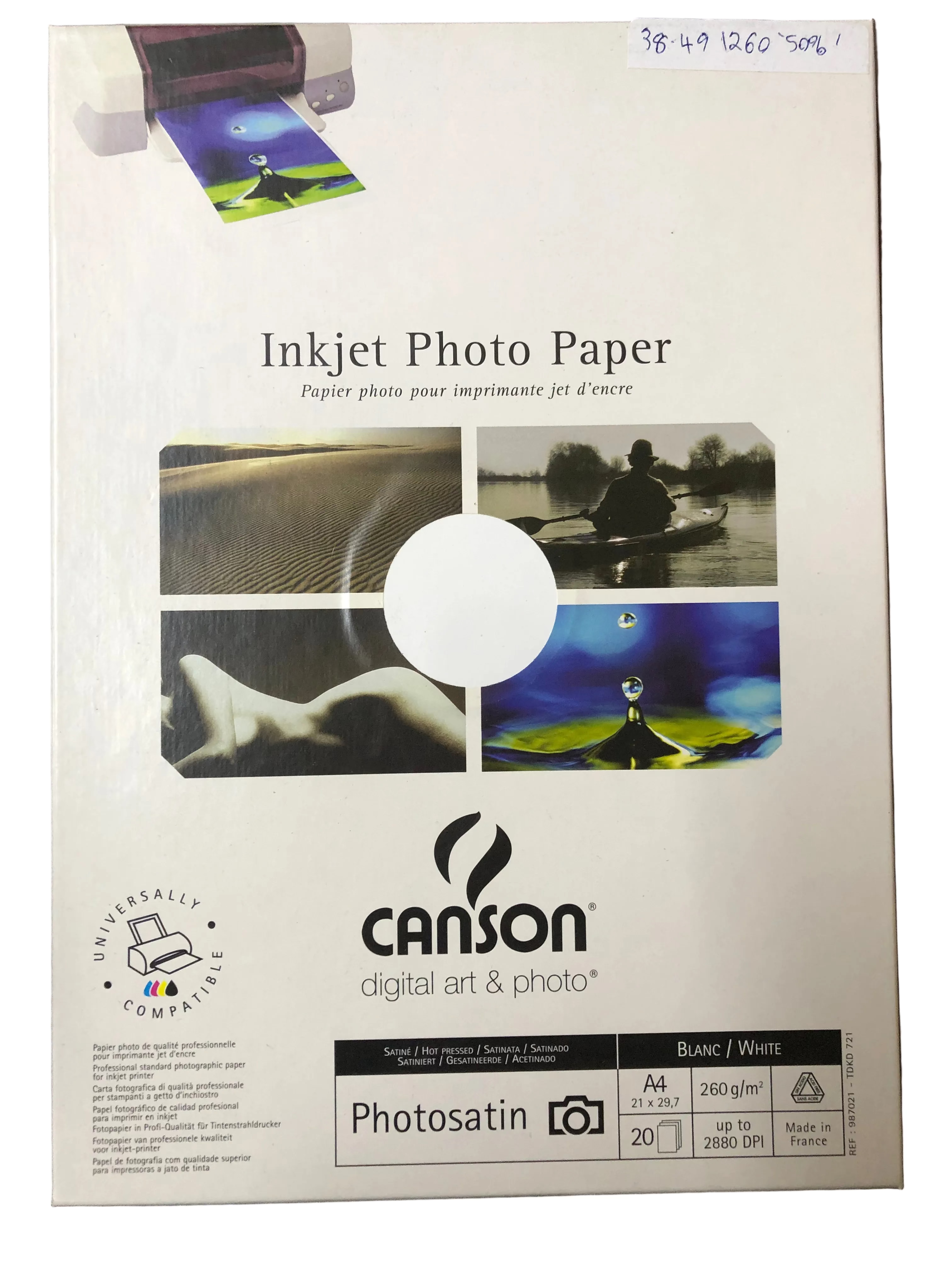 Canson PhotoSatin - A4 - 7 sheets - 260 GSM