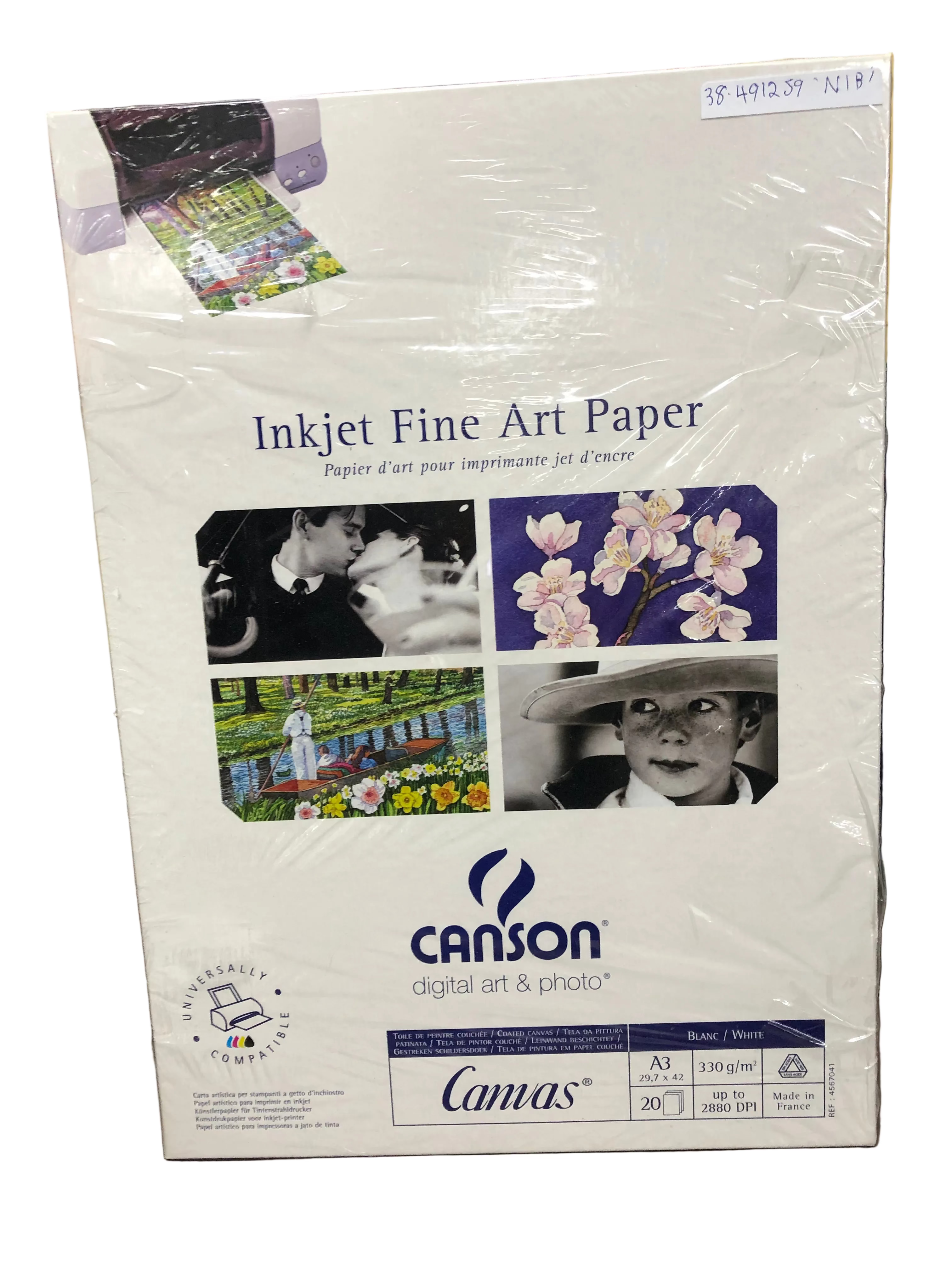 Canson Canvas - A3 - 40 sheets - 330 GSM