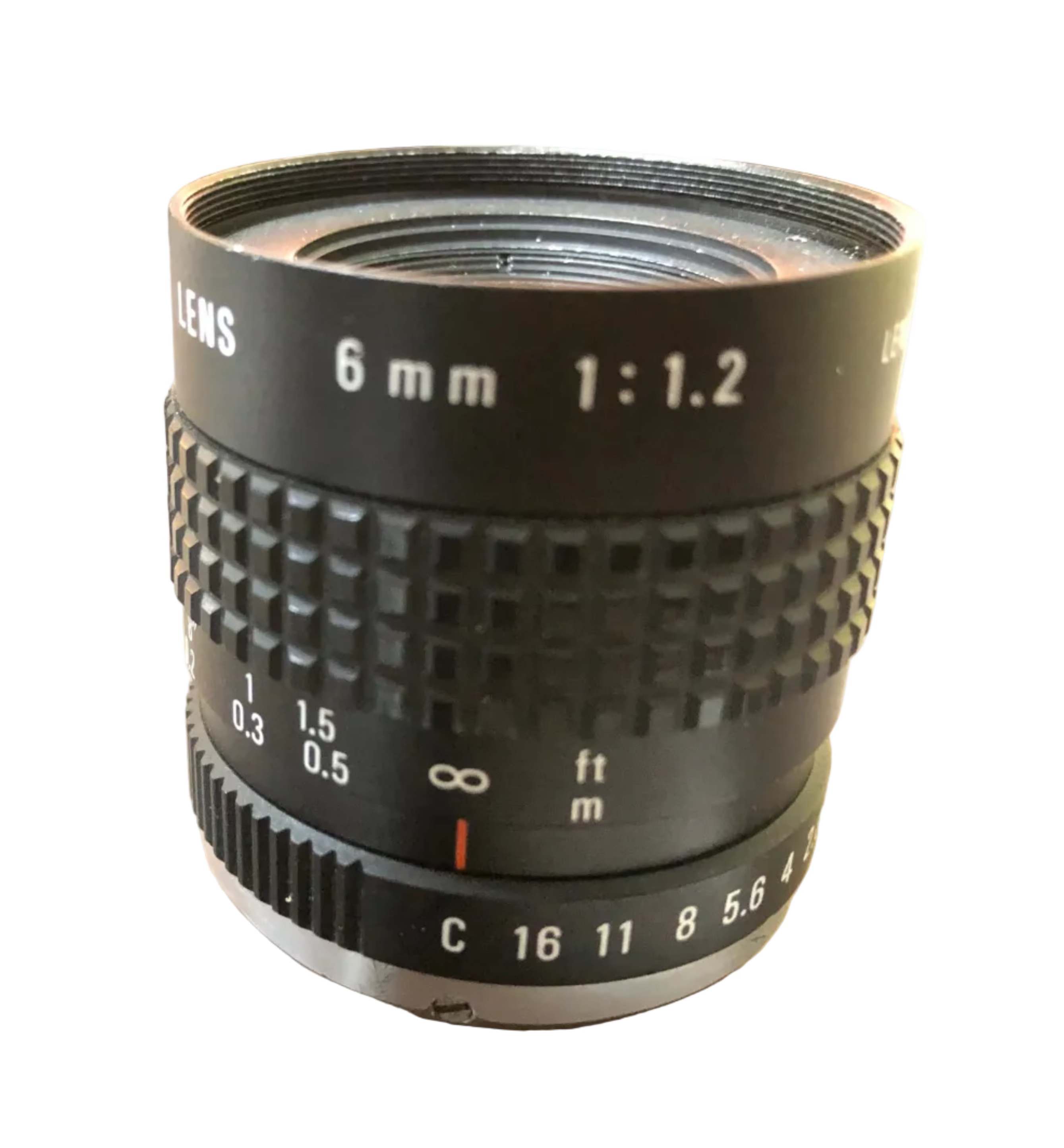 Cosmicar 6 mm F1.2 C-Mount