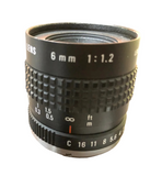 Cosmicar 6 mm F1.2 C-Mount