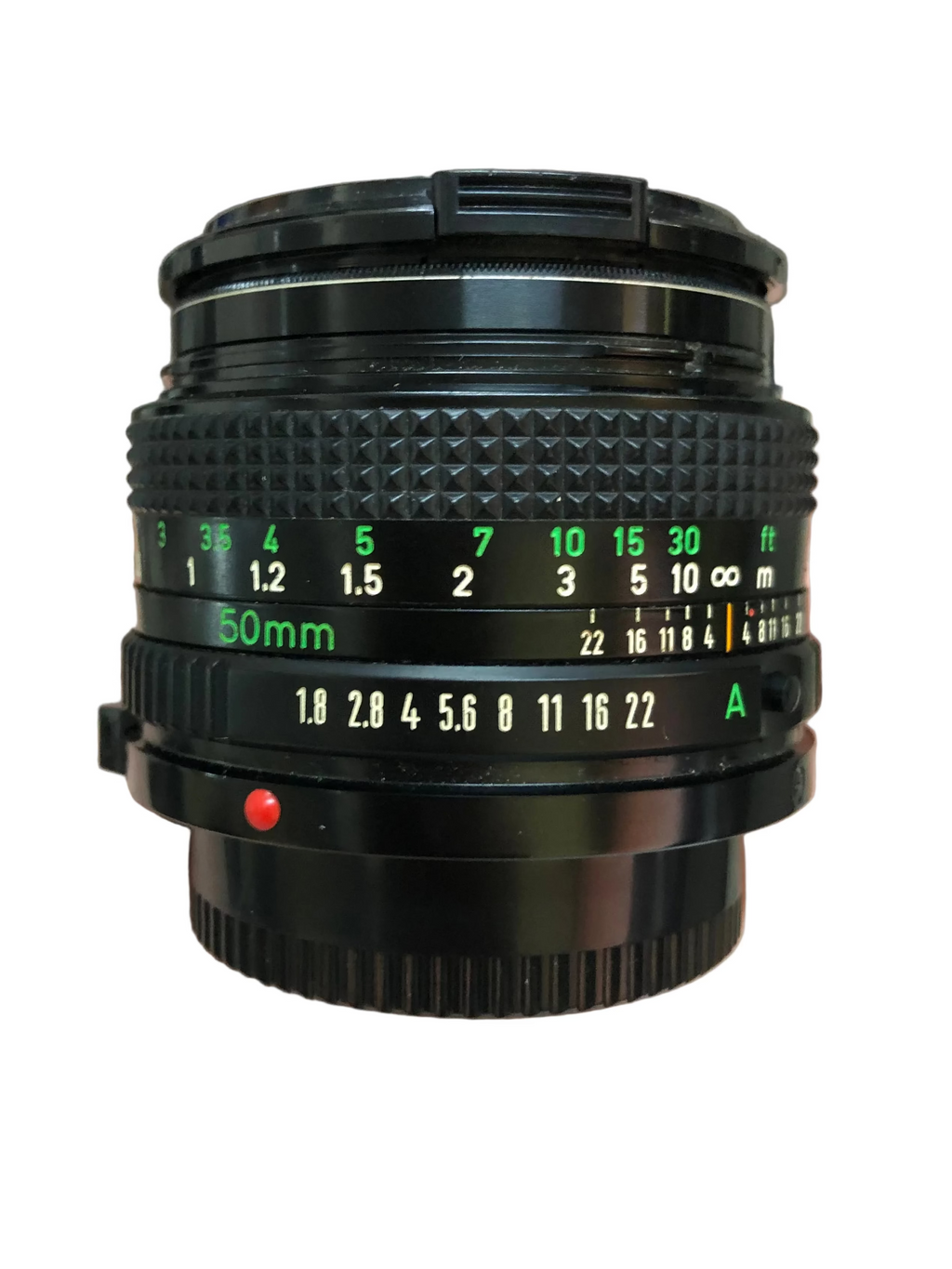 Canon FD 50 mm 1:1.8 lens