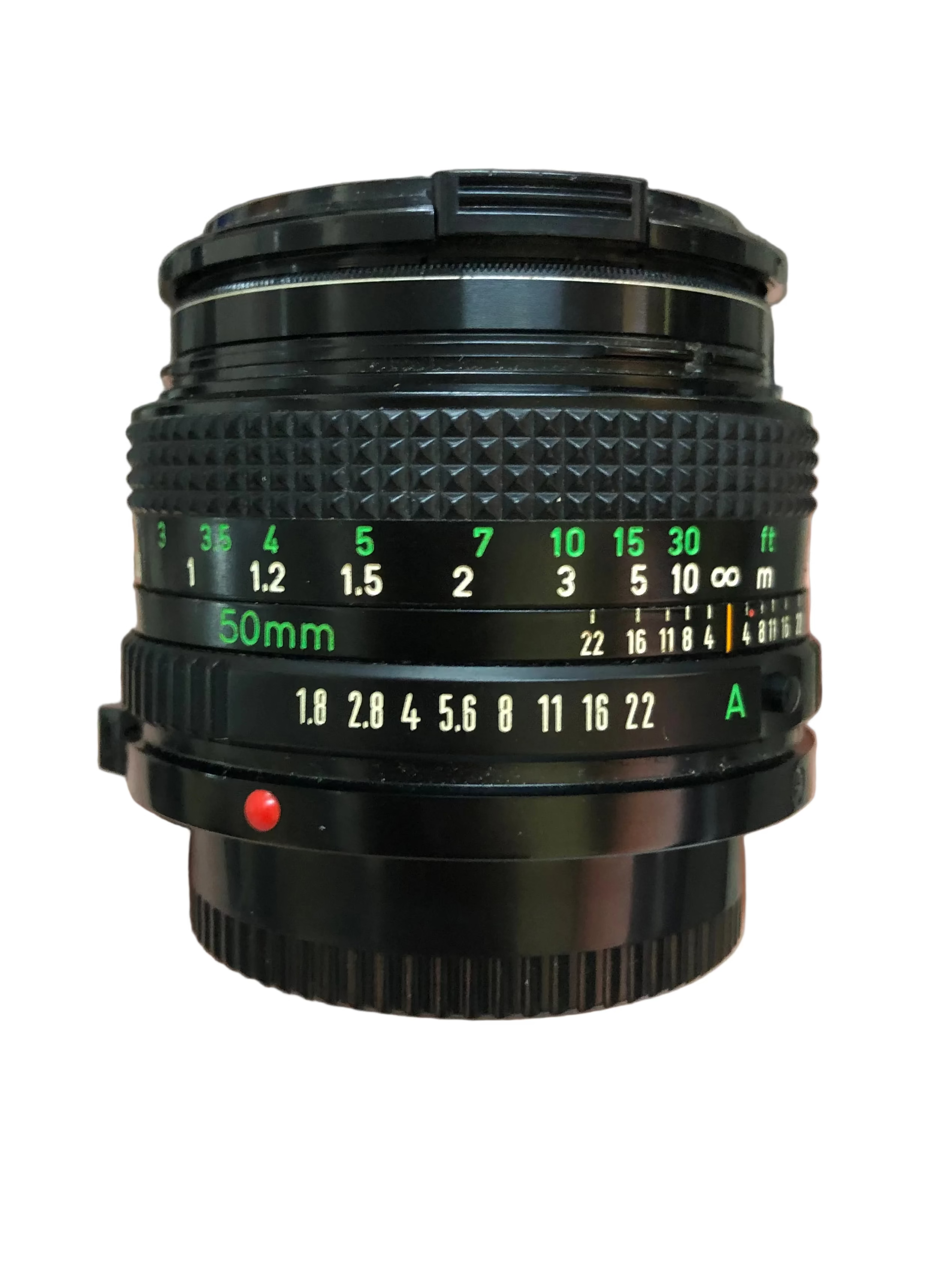 Canon FD 50 mm 1:1.8 lens