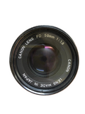 Canon FD 50 mm 1:1.8 lens