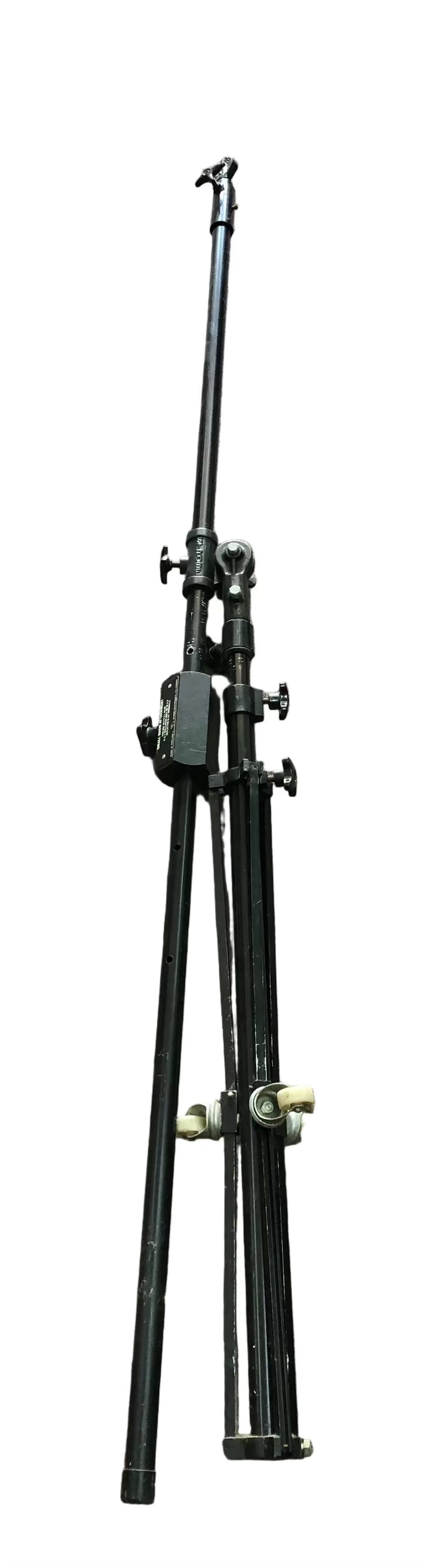 Large - Black Rolling Studio Stand with small Boom Arm