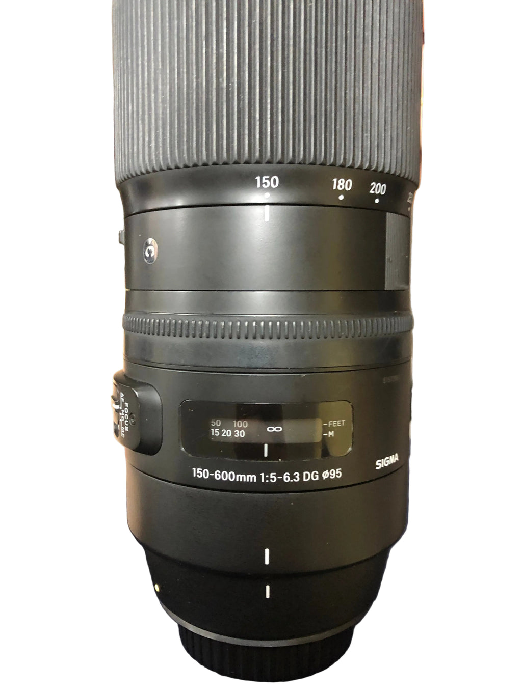 Sigma 150 - 600 mm Lens - 1:5 - 6.3 - DG