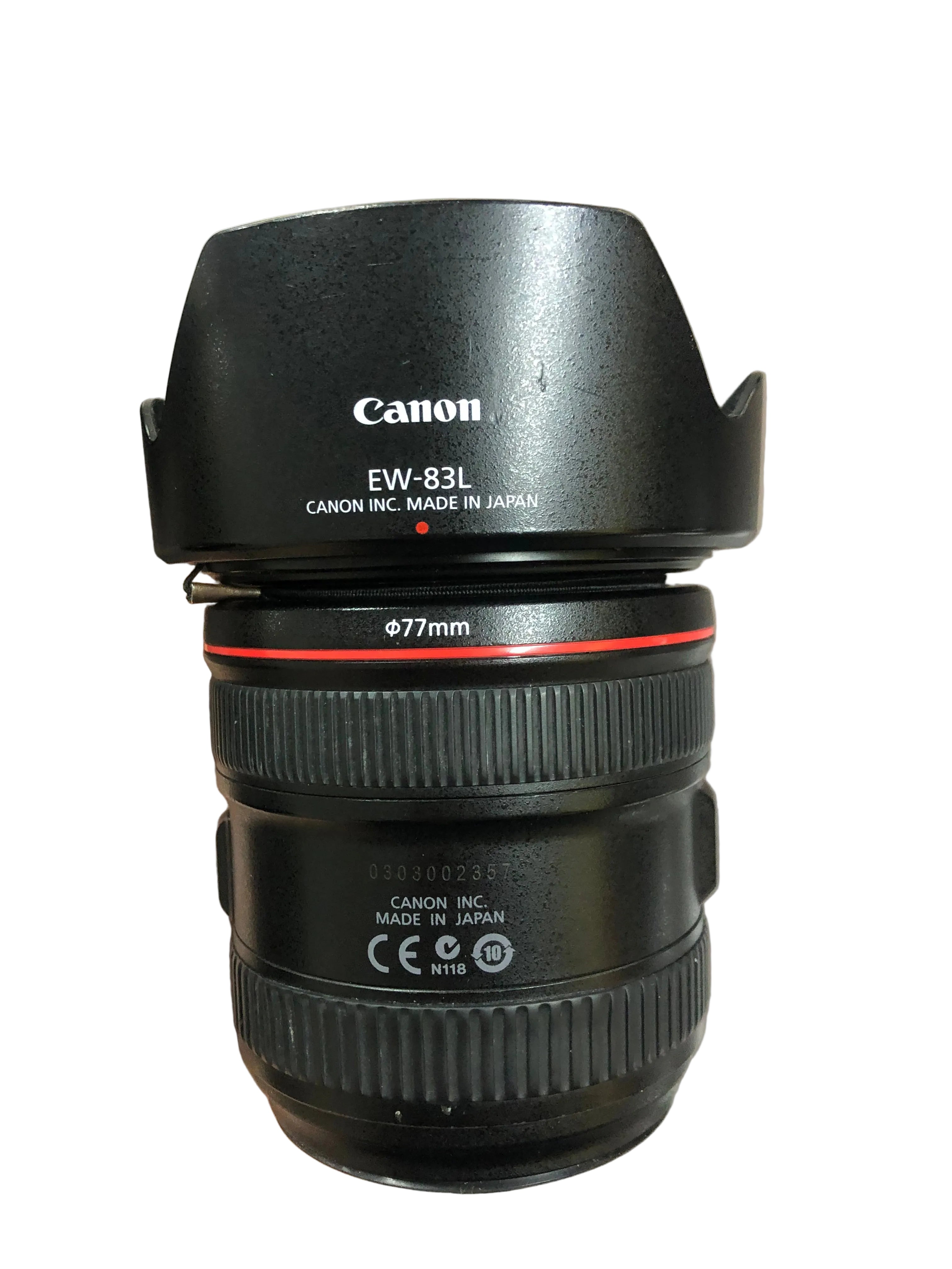 Canon Zoom EF  24 - 70 mm F 1/4 Lens