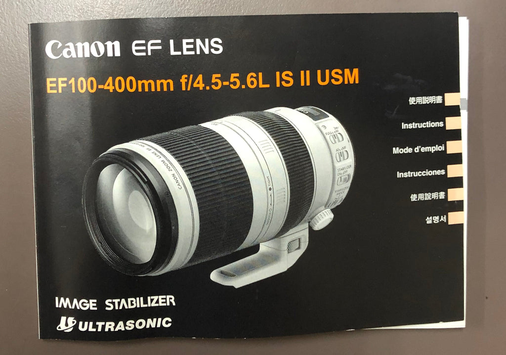 Canon EF 100 - 400mm US II F/4.5 -5.6L