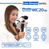 Phottix MC-20 Cardioid Microphone Kit