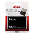 Inca USB 3.0 3-in-1 Card Reader and Holder