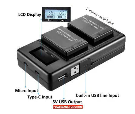 Inca Smart USB Twin Li-ion Charger