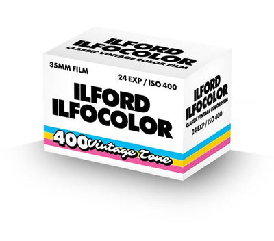 ILFORD ILFOCOLOR COLOR FILM 400 Vintage Tone 35mm 24 exp