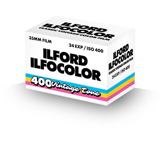 ILFORD ILFOCOLOR COLOR FILM 400 Vintage Tone 35mm 24 exp